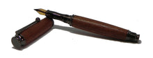 Fountain pen in African Mahogany from W2180 1950's Railway carriage DevonPens