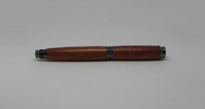 Fountain pen in African Mahogany from W2180 1950's Railway carriage DevonPens