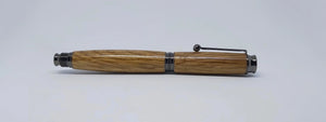 Fountain pen in Oak from Saltram House Plymouth DevonPens