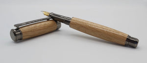 Fountain pen in Oak from Saltram House Plymouth DevonPens