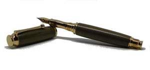 Fountain pen in Tulip wood from Saltram House Plymouth DevonPens