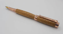 GWR Fountain pen - A fountain pen in Oak taken from GWR 169 rail carriage DevonPens