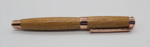 GWR Fountain pen - A fountain pen in Oak taken from GWR 169 rail carriage DevonPens