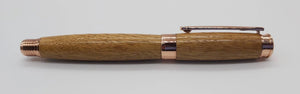 GWR Fountain pen - A fountain pen in Oak taken from GWR 169 rail carriage DevonPens