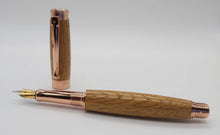 GWR Fountain pen - A fountain pen in Oak taken from GWR 169 rail carriage DevonPens