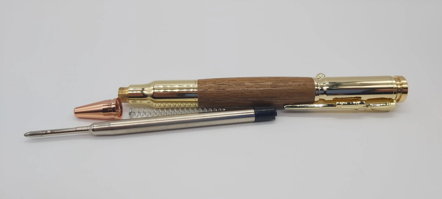 HMS Britannia Teak - lock 'n' load ballpoint pen DevonPens