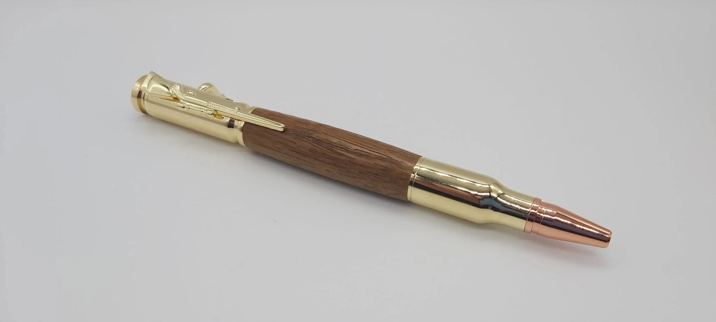 HMS Britannia Teak - lock 'n' load ballpoint pen DevonPens