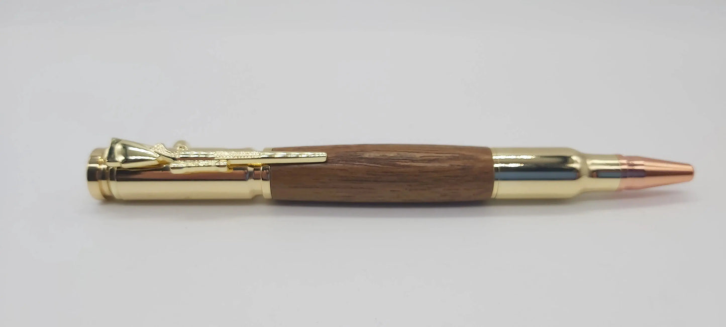 HMS Britannia Teak - lock 'n' load ballpoint pen DevonPens