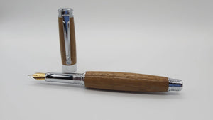 HMS Britannia Teak Fountain pen - Graduation gift idea DevonPens