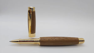 HMS Britannia Teak Rollerball pen DevonPens