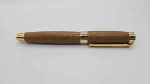 HMS Britannia Teak Rollerball pen DevonPens