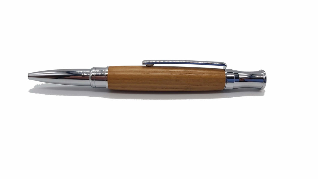 HMS Cornwall ballpoint pen - chrome DevonPens