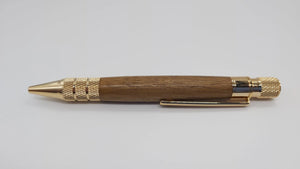 HMS Hermes Teak ballpoint pen. DevonPens