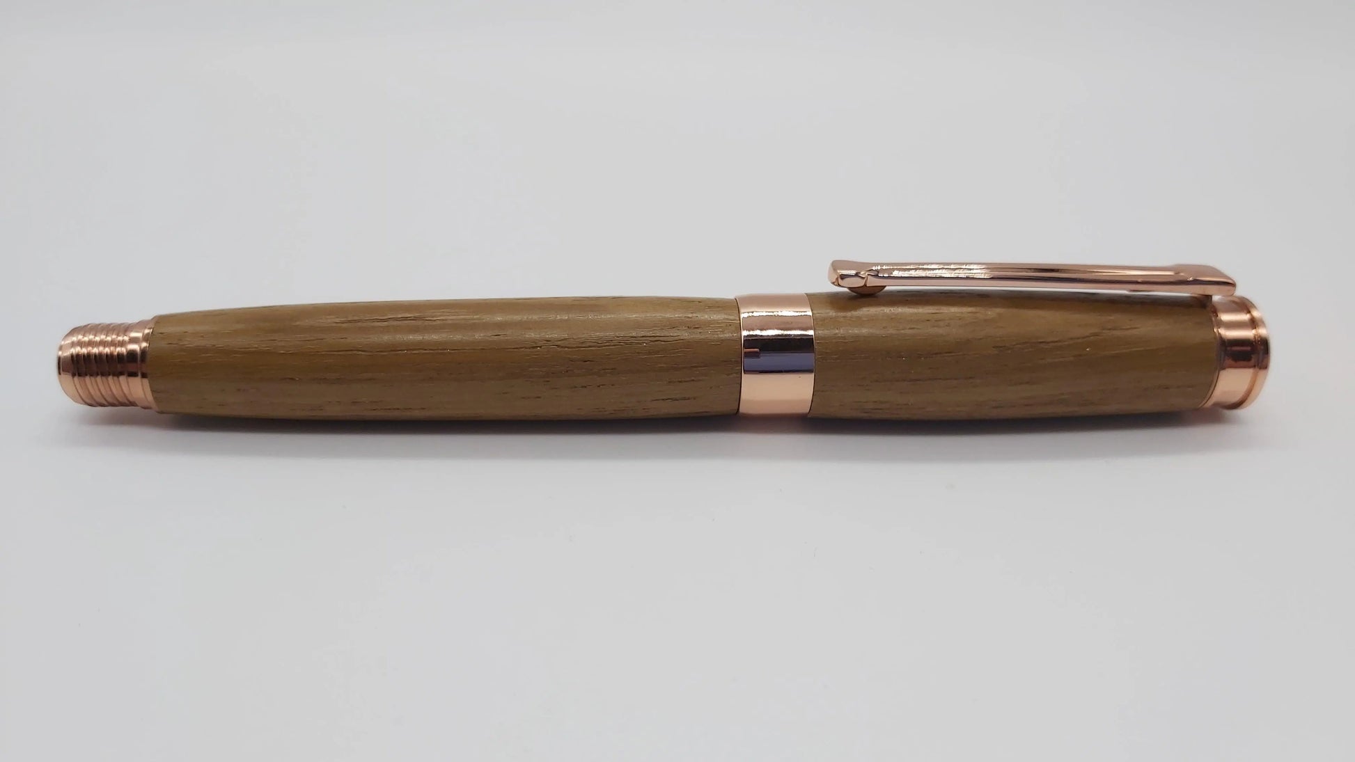 HMS Hermes Teak fountain pen. DevonPens