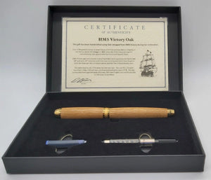 HMS Victory Historic gift - Fountain pen in Oak from HMS Victory DevonPens