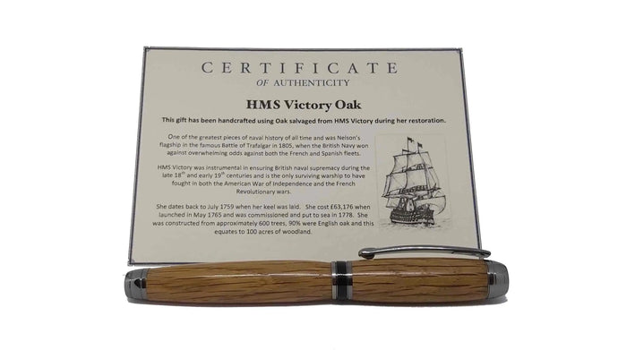 HMS Victory salvaged Oak - fountain pen DevonPens