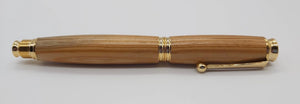 HMS Warrior Pitch pine fountain pen DevonPens