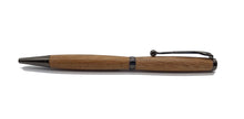 Handmade Ballpoint pen in Buckland Abbey Beech with black titanium DevonPens