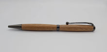 Handmade Ballpoint pen in Buckland Abbey Beech with black titanium DevonPens