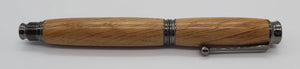 Handmade Rollerball pen in Oak from Saltram House Plymouth DevonPens