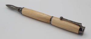 Handmade pen - Rollerball in Yew from National trust property Stourhead DevonPens