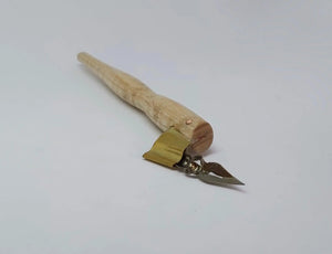 Oblique Dip pen in Dartmoor Ash DevonPens
