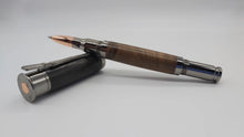 Over and under Rollerball pen with English bog oak and Turkish Walnut. DevonPens