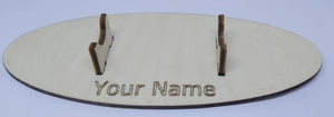 Pen rest- personalised wooden pen rest DevonPens