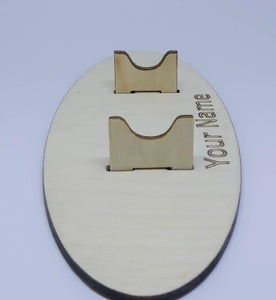 Pen rest- personalised wooden pen rest DevonPens
