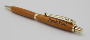 Pencil handmade in Iroko wood from Phoenix Wharf, Plymouth. DevonPens