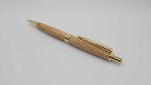 Pencil in Oak from Cotehele House, Cornwall. DevonPens