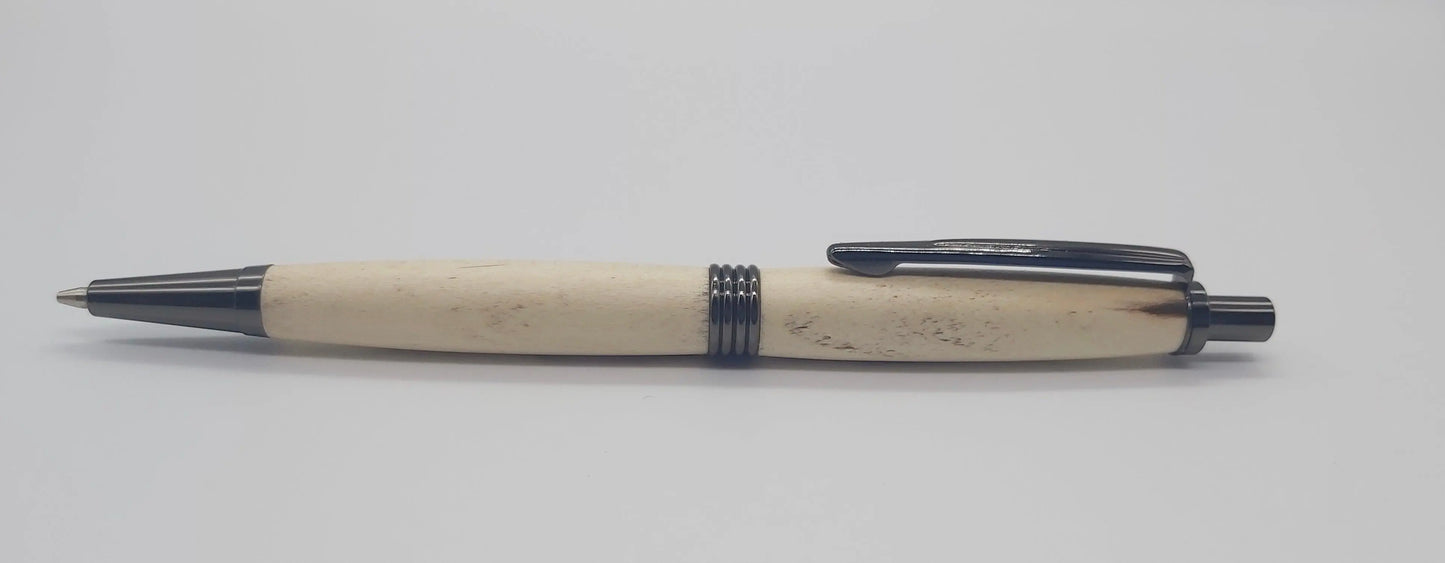 Pencil in Spalted Beech from Cotehele House, Cornwall. DevonPens