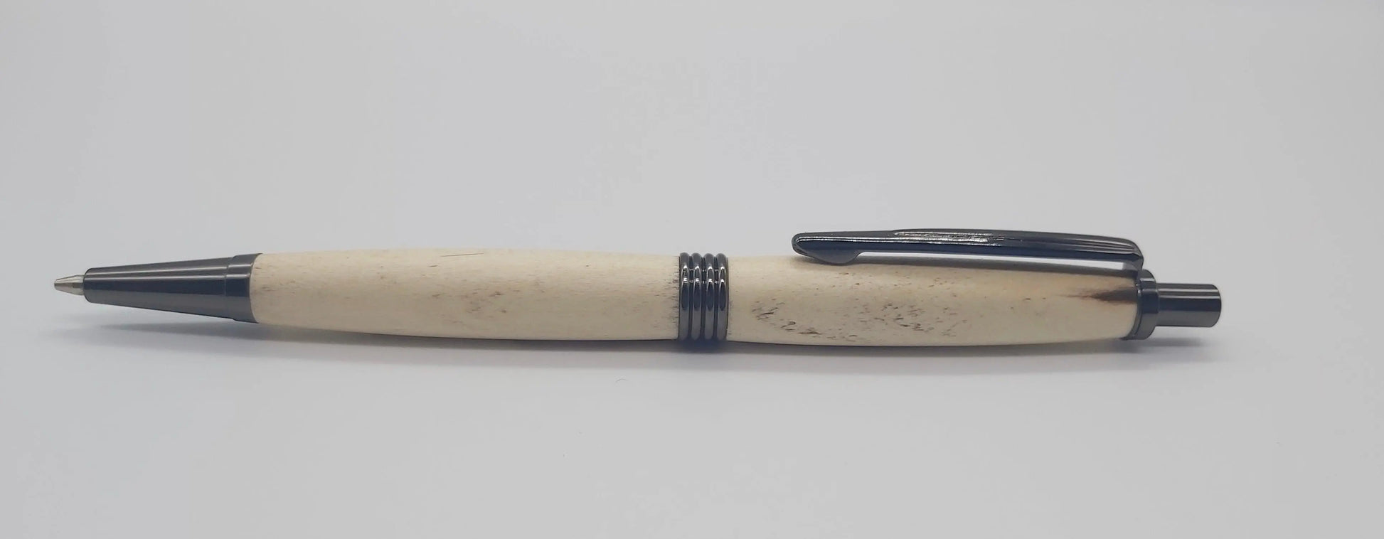 Pencil in Spalted Beech from Cotehele House, Cornwall. DevonPens