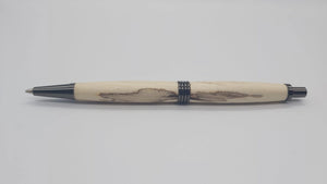 Pencil in Spalted Beech from Cotehele House, Cornwall. DevonPens