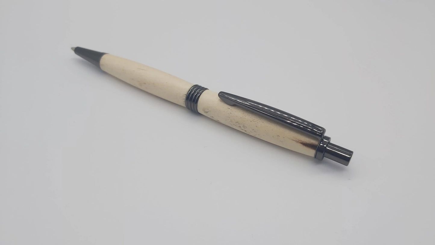 Pencil in Spalted Beech from Cotehele House, Cornwall. DevonPens