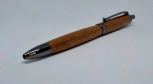 Railway gift - Ballpoint click pen in African Mahogany from W2180 a 1950 Railway Coach DevonPens