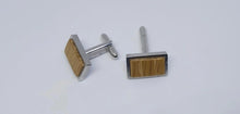 Railway gift - Cufflinks in Oak taken GWR 169 a 1928 railway coach DevonPens