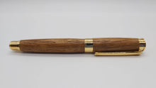 Rollerball pen handmade in Brown Oak DevonPens