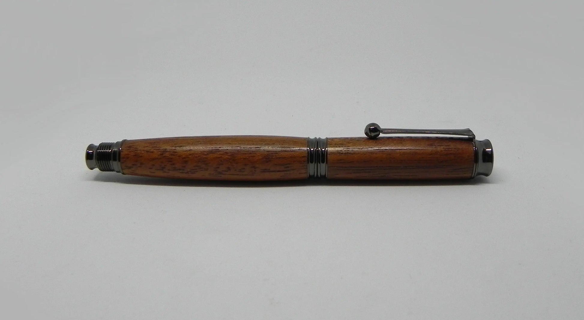 Rollerball pen in African Mahogany from W2180 Railway carriage DevonPens