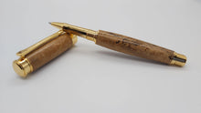 Rollerball pen in Lacewood from Powderham Castle Devon. DevonPens