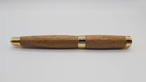 Rollerball pen in Lacewood from Powderham Castle Devon. DevonPens