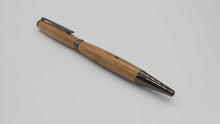 Saltram House Oak -  Slim Ballpoint pen - Gun metal fittings DevonPens