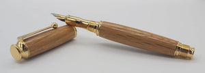 Scotch Whisky cask oak - Fountain pen - gold DevonPens