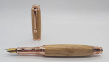 Whisky cask oak - Fountain pen - Rose Gold DevonPens